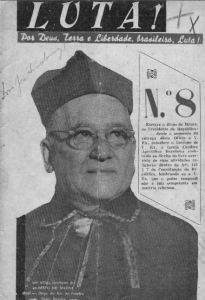 Tapa de la edición de 1949 en la que San Carlos  Duarte, creador de la ICAB convoca la masonería a unirse a la acción republicana de las religiones no vaticanas.